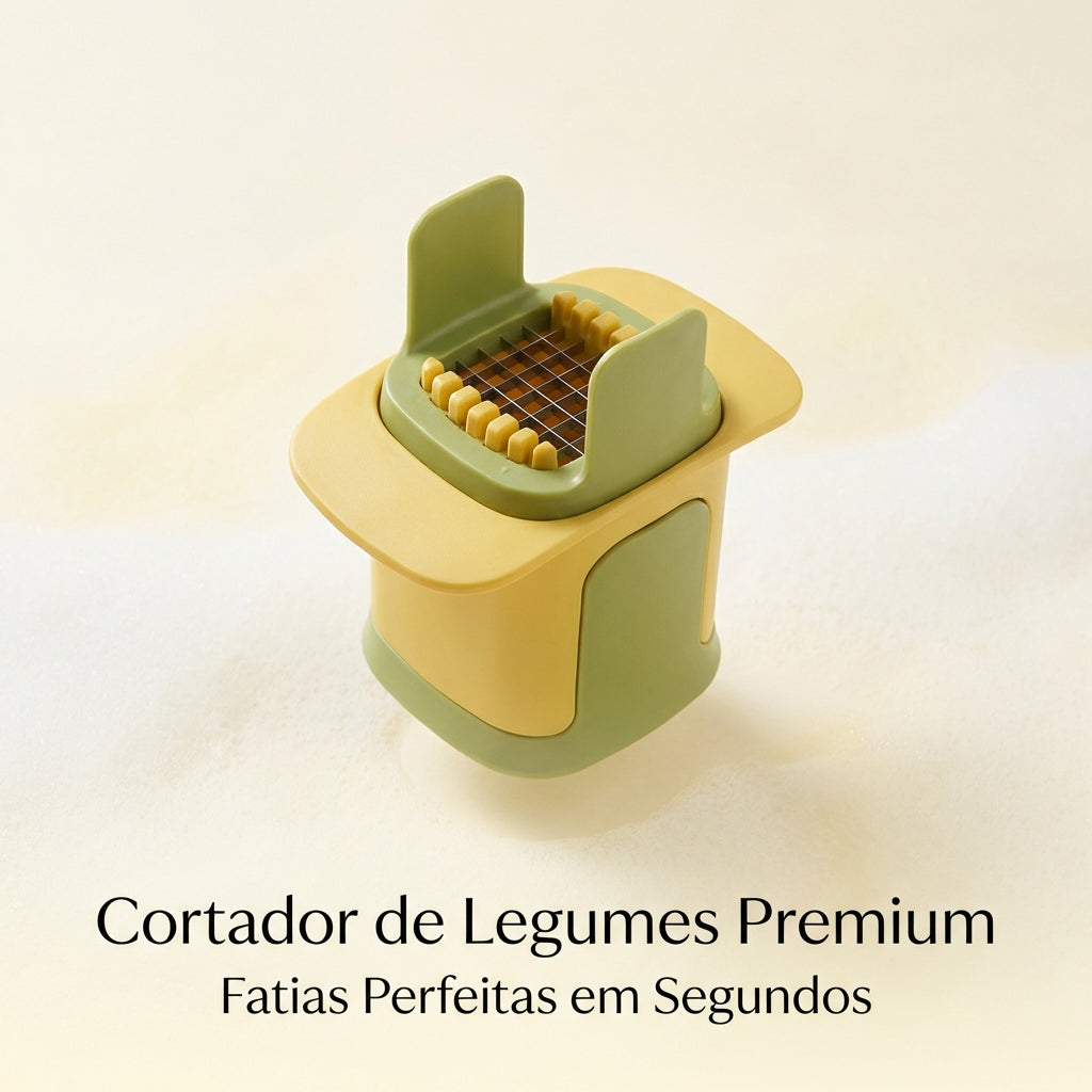 Cortador Multifuncional Verde e Amarelo